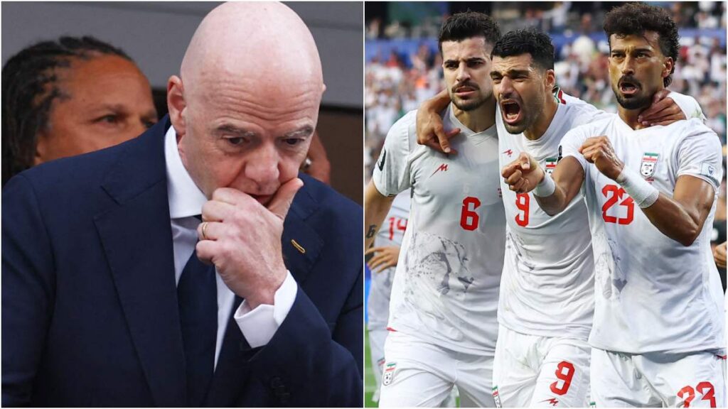 El presidente de la FIFA le comunicó su apoyo a los futbolistas de Irán, quienes no dudaron en desahogar sus quejas por el trato recibido