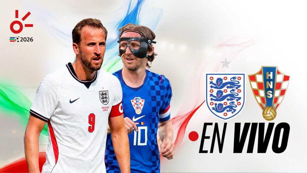 Inglaterra vs Croacia en vivo el partido de la fase de grupos del Mundial 2026