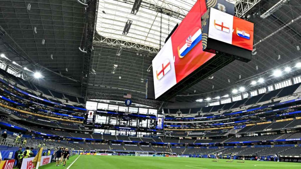 Así luce el Estadio Dallas previo al Inglaterra vs Croacia de la fase de grupos del Mundial 2026