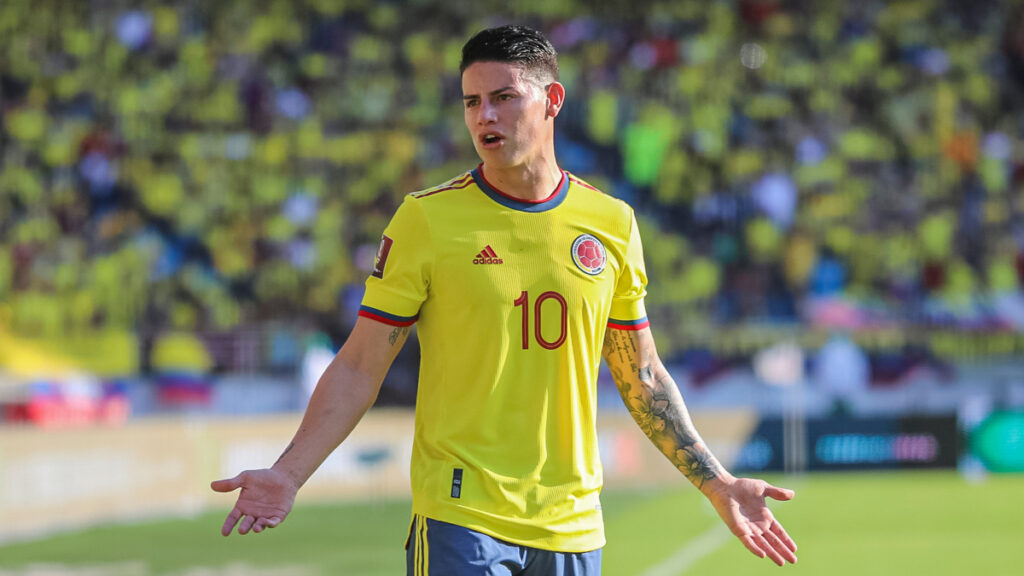 James Rodríguez, con la Selección Colombia. - Vizzor Image.