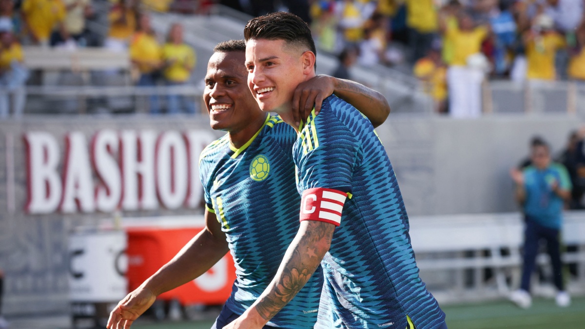 James Rodríguez podría disputar su último Mundial. Foto: SANDY HUFFAKER / AFP