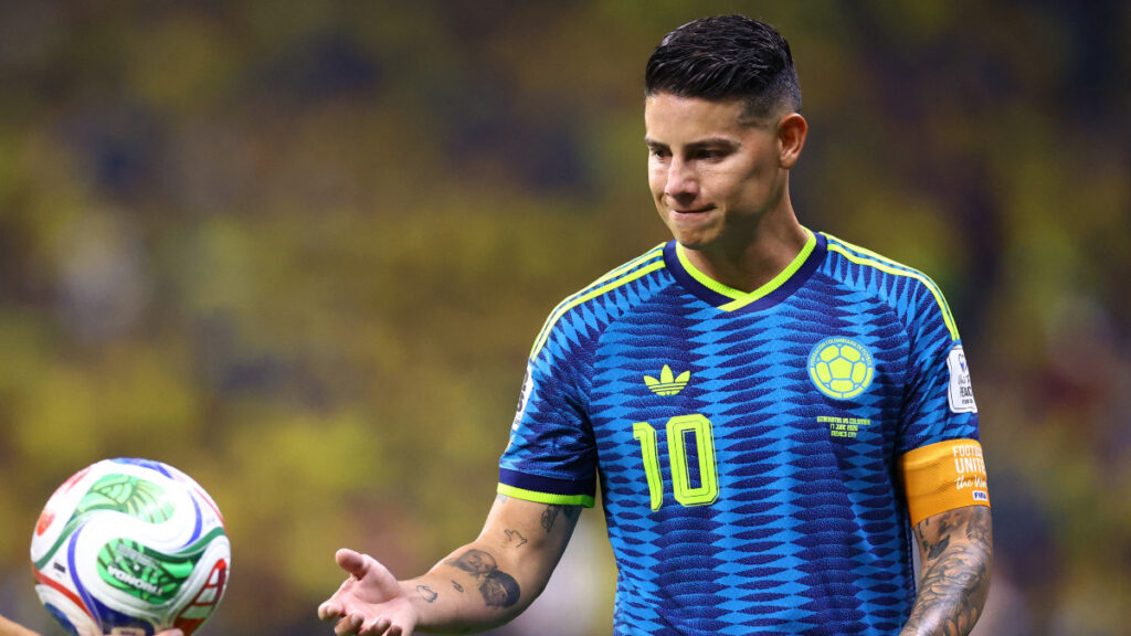 James Rodríguez, con la Selección Colombia. - Raquel Cunha, Reuters.