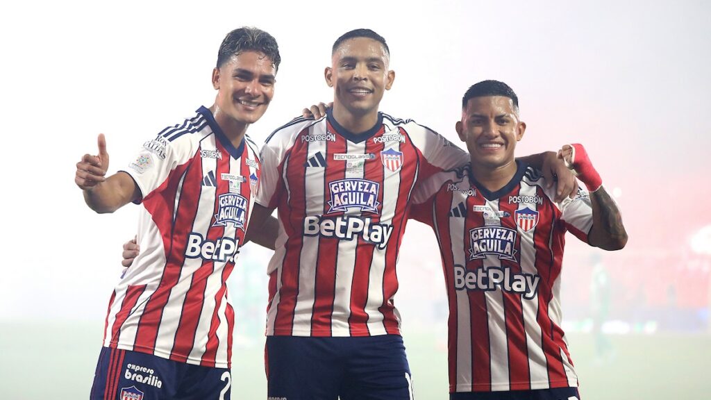 Jannenson Sarmineto, Luis Muriel y Cristian Barrios