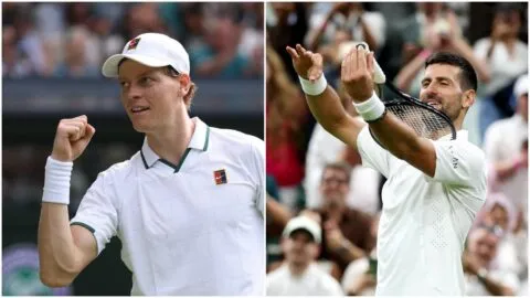Jannik Sinner y Novak Djokovic sobreviven en sus debuts en Wimbledon 2026