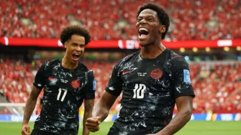 Jonathan David firma un hat-trick de récords en la goleada de Canadá sobre Qatar en el Mundial 2026