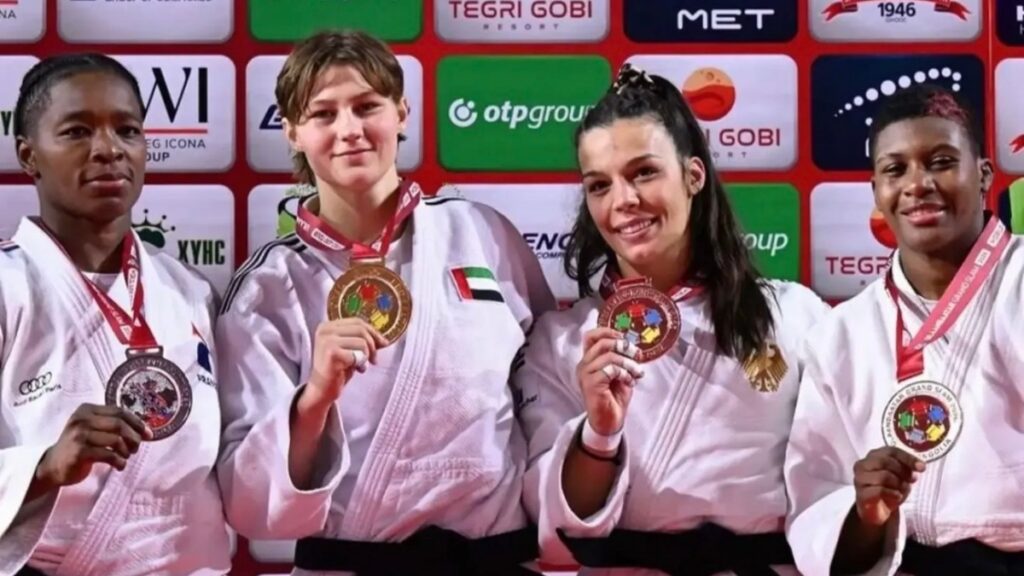 Brenda Olaya ganó la medalla de bronce en el Grand Slam de Judo de Ulán Bator