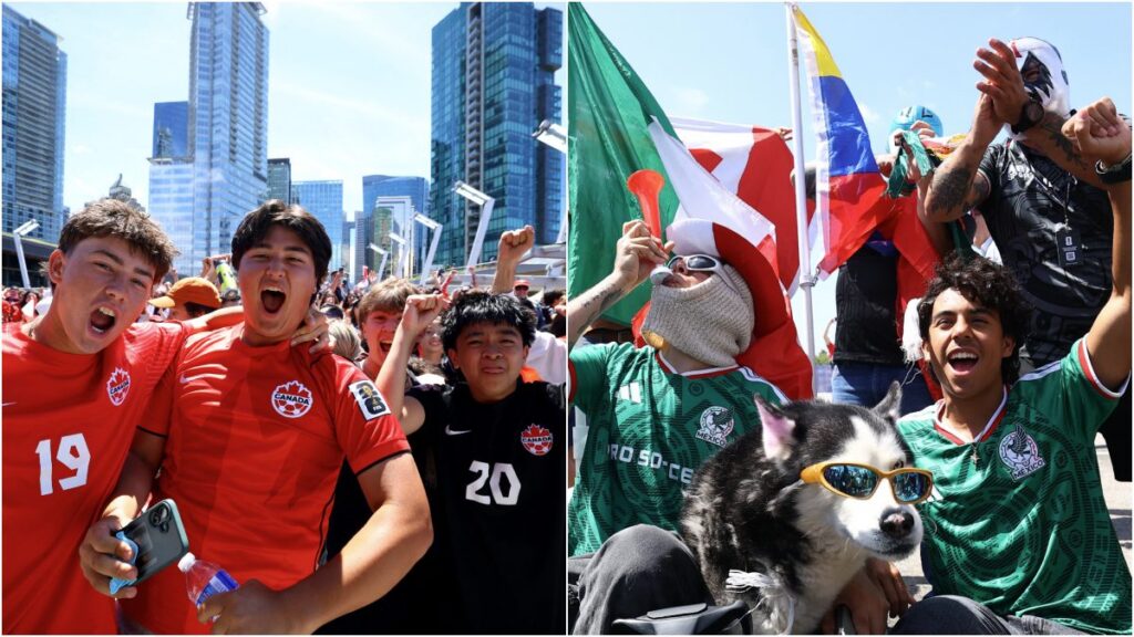 La Copa del Mundo une aficiones: así se vivió la fiesta mexicana y canadiense.