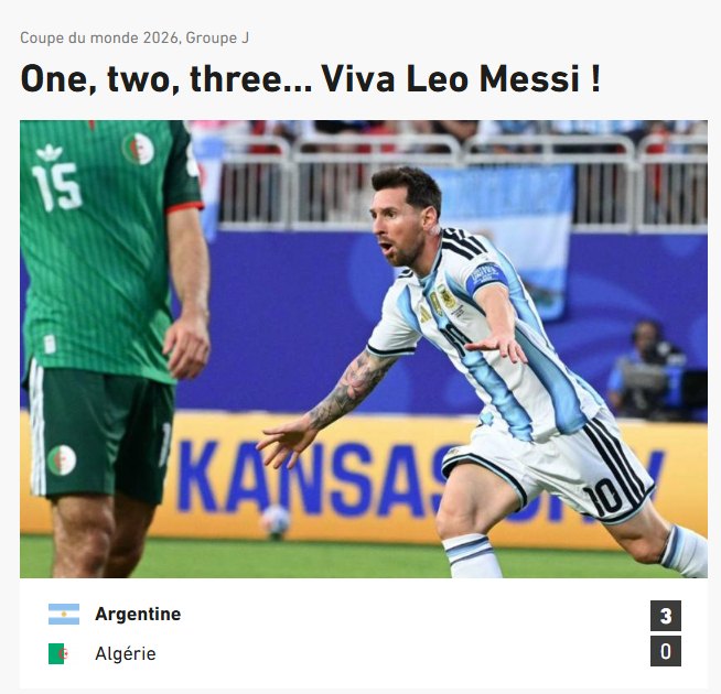 Messi | L'Equipe