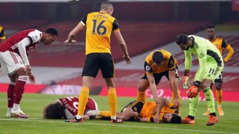 Fractura de cráneo; la lesión que marcó el paso de Raúl Jiménez en el Wolverhampton