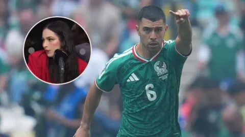 Paty Cantú aplaude el rendimiento de Erik Lira ante Sudáfrica