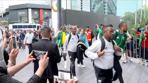 Sudáfrica llega a la Ciudad de México para la inauguración del Mundial 2026