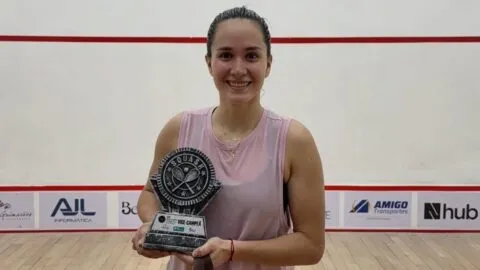 Colombia agranda su historia en el squash femenino