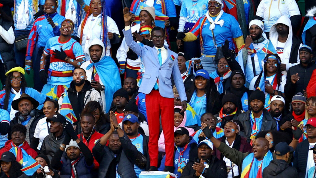 Michel Nkuka Mboladinga, hincha de RD Congo. - Siphiwe Sibeko, Reuters.