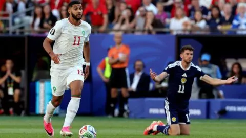 Escocia vs Marruecos: El Aynaoui manda el balón a las gradas, pero Marruecos sigue dominando