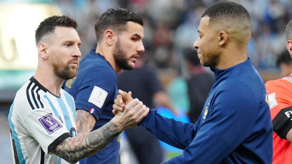 Messi y Mbappé en la final del Mundial de Qatar 2022
