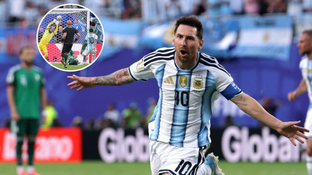 Leo Messi abrió el marcador en Kansas City