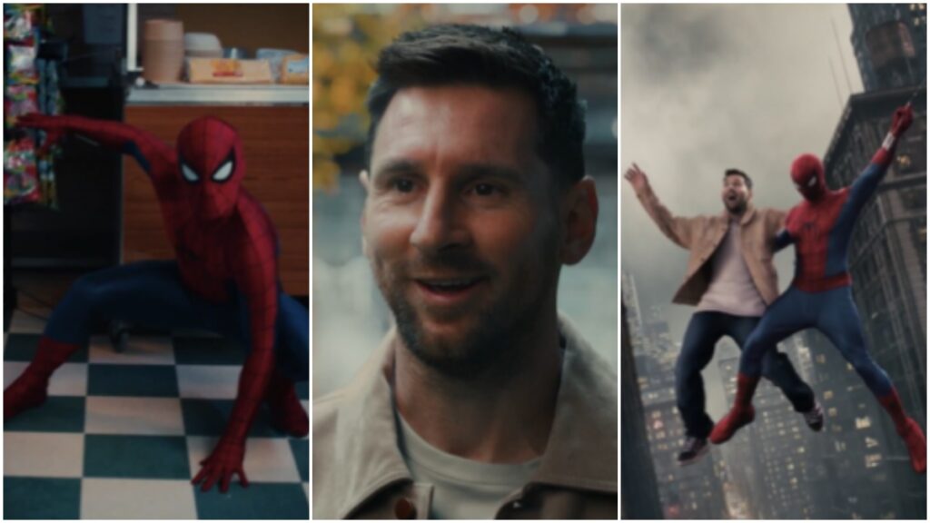 Messi aparece con Spider Man y desata la locura rumbo al estreno de 'Brand New Day'