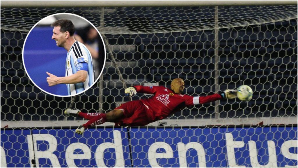 México ante Argentina, Conejo le cerró la puerta Messi.