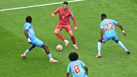 Portugal vs RD Congo, en vivo: ¡Gooool de Yoane Wissa, se empata el partido y nos vamos al descanso!