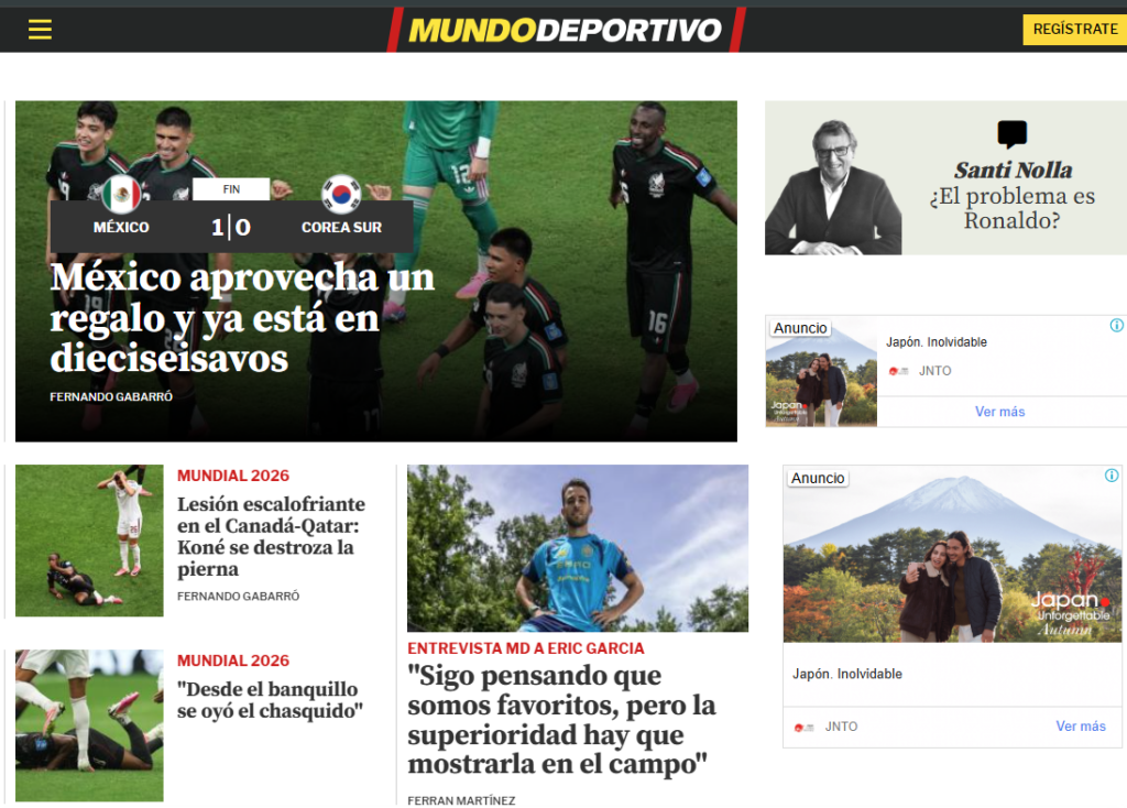 Clasificación de la selección mexicana genera titulares en la prensa internacional