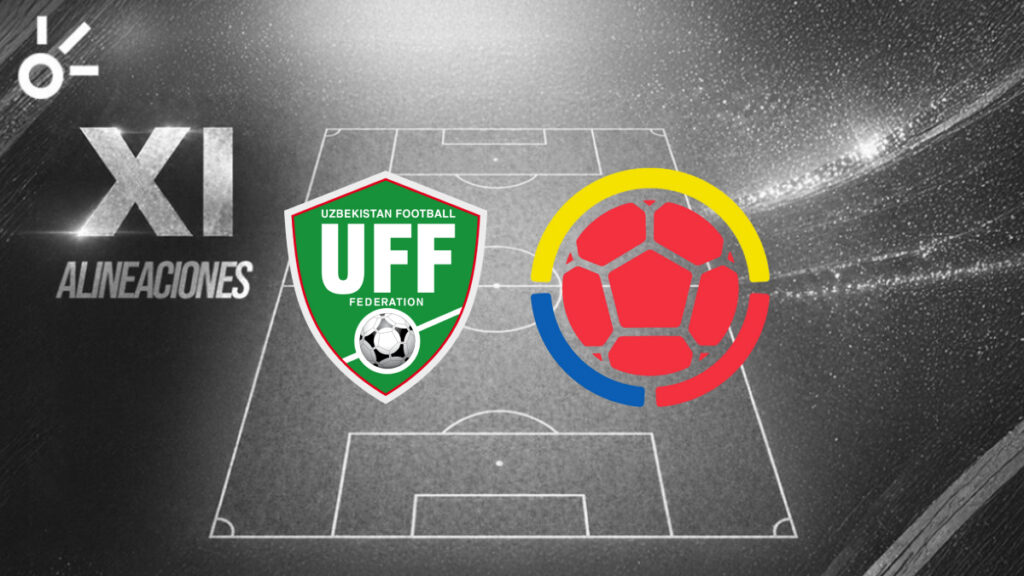 Alineaciones Uzbekistán vs Colombia