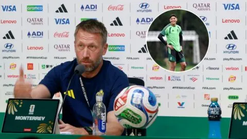 Graham Potter niega conflicto con Edson Álvarez tras su paso por el West Ham