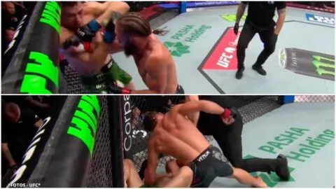 ¡Manuel ‘El Loco’ Torres sufre un terrible nocaut técnico! Rafael Fiziev hace valer la localía en UFC Fight Night de Bakú