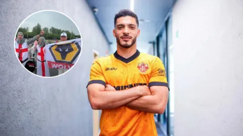 Aficionados de Inglaterra ovacionan a Raúl Jiménez en el Mundial 2026; cantan el icónico "Sí Señor" en Nueva Jersey
