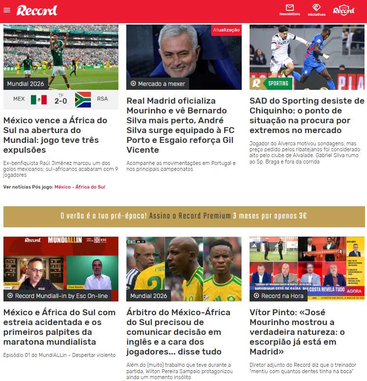 Jiménez, Quiñones y las tres expulsiones: la inauguración del Mundial 2026 acapara las miradas de la prensa mundial