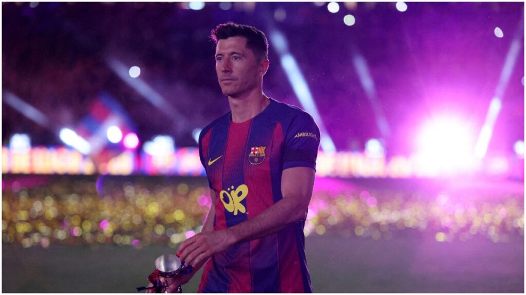 Robert Lewandowski cerca del Chicago Fire | Reuters