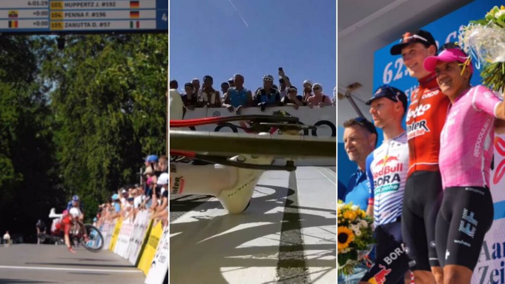 Caída de Liam Slock hoy en el GP Gippingen 2026