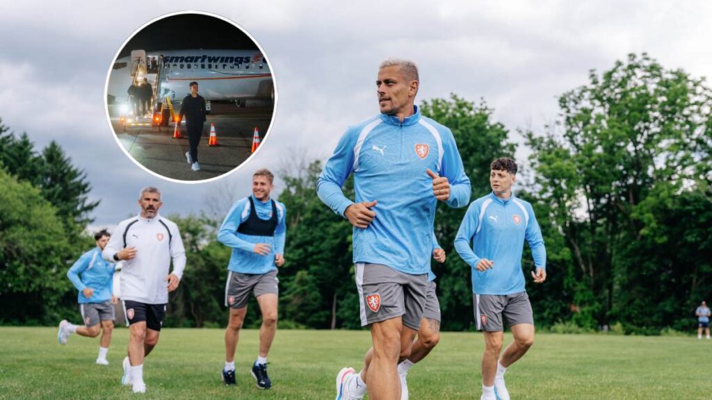 Checos ya entrenan en Estados Unidos. Foto X: @ceskarepre_cz