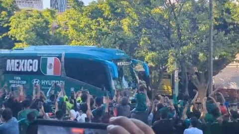 Fiesta tricolor en Guadalajara: así partió México hacia el estadio para enfrentar a Corea del Sur