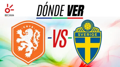 Países Bajos vs Suecia en vivo: horario y dónde ver el partido del Mundial 2026; Jornada 2, Grupo F