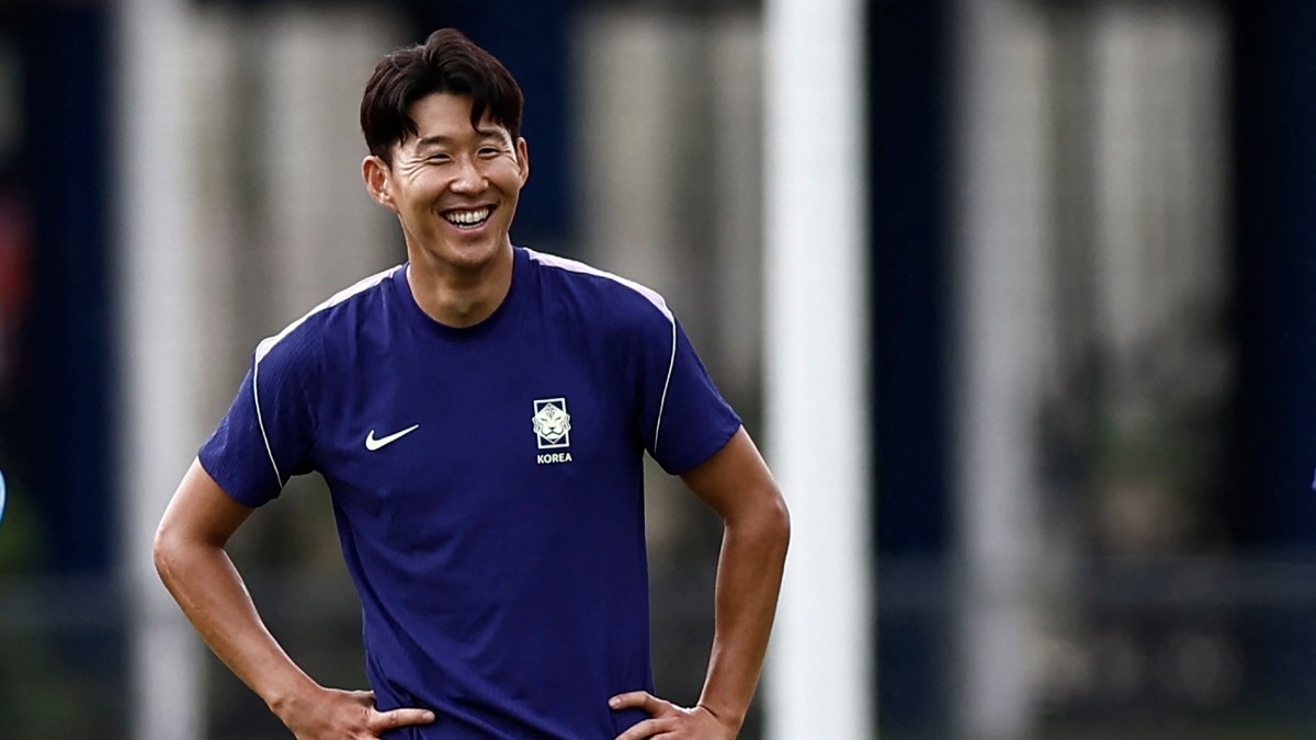 Son Heung-min es la principal estrella de Corea del Sur. Foto: Ulises RUIZ / AFP