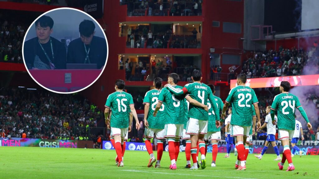 La selección de Corea del Sur vio a la selección mexicana