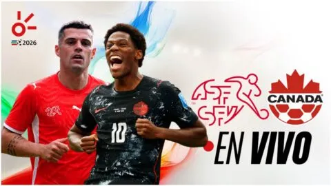 Suiza vs Canadá en vivo el partido de la jornada 3 del Grupo B; goles y resultados Mundial 2026