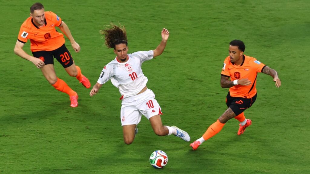 Túnez vs Países Bajos en vivo el partido de hoy del Mundial