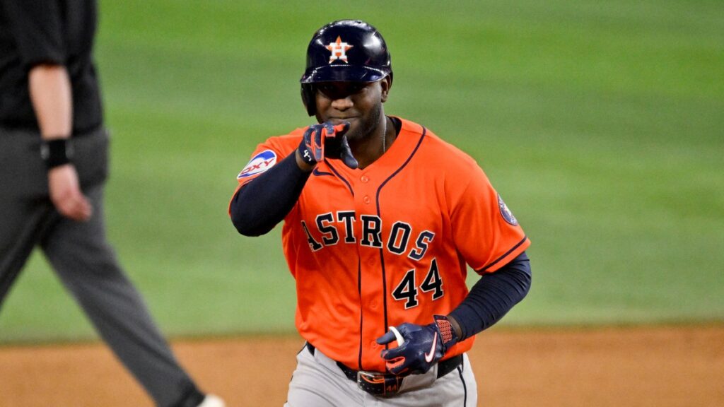 Yordan Álvarez, figura de los Astros | Jerome Miron-Imagn Images