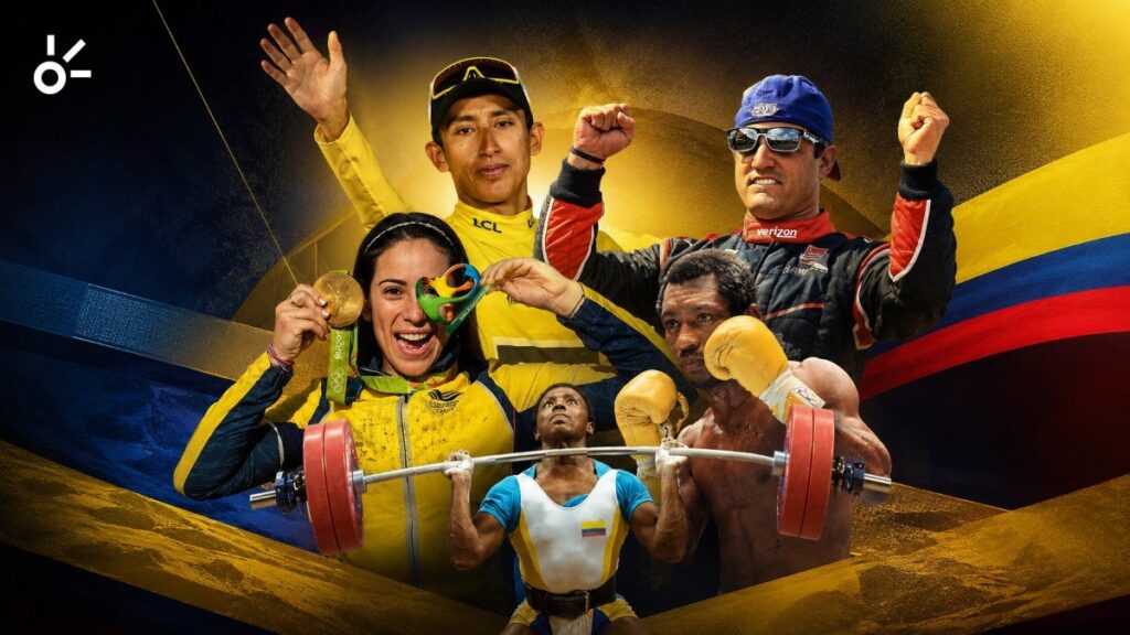 Deportistas colombianos para recordar el 20 de julio.