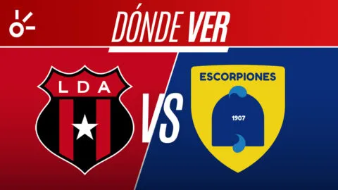 Alajuelense vs Escorpiones en vivo: dónde mirar la Liga de Costa Rica 2026