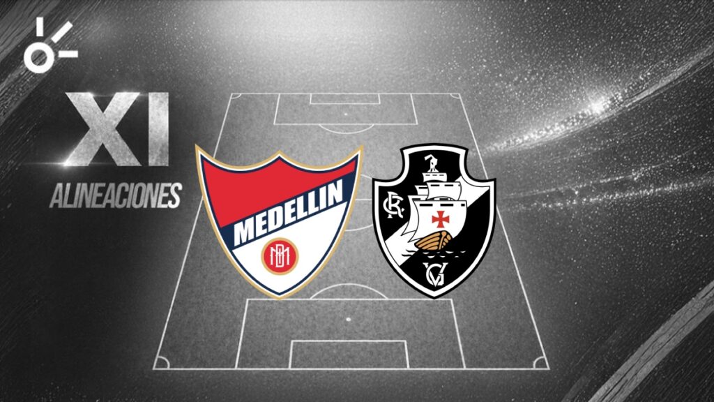 Alineaciones Medellín vs Vasco da Gama por la Copa Sudamericana 2026