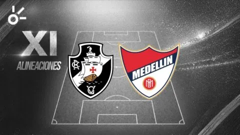 Posibles alineaciones del Vasco da Gama vs Independiente Medellín por la Copa Sudamericana 2026