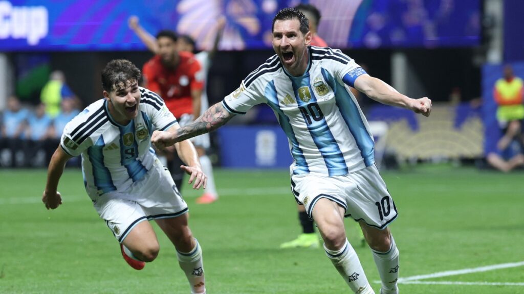 Argentina festeja su llegada a Cuartos De Final