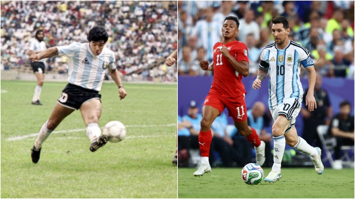 Maradona y Messi han disputado más de una semifinal con Argentina en Mundiales.