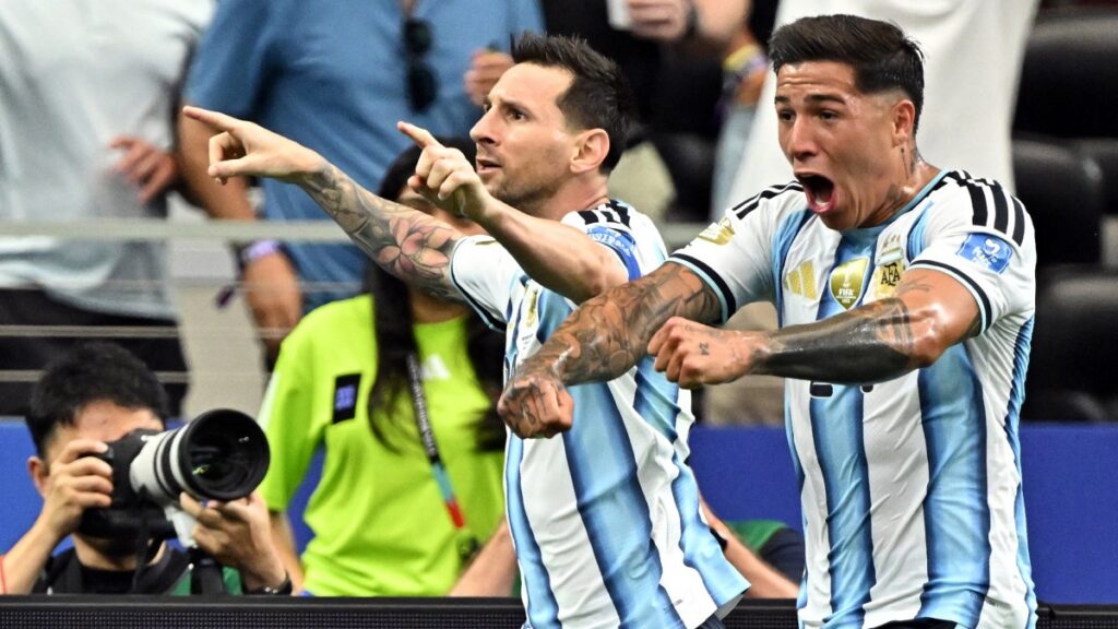 Argentina: Messi y Enzo Fernández, la brújula del campeón