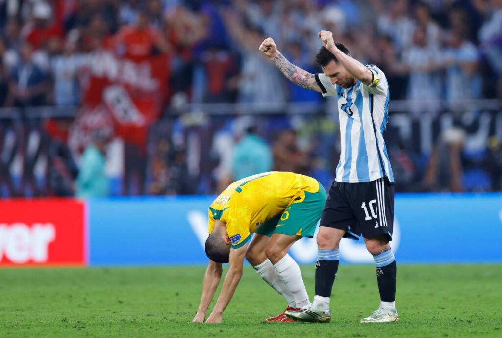 Argentina eliminó a Australia en octavos de Qatar 2022