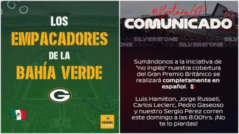 Del “Y si sí”, al “No Inglés”; equipos de NFL y otros deportes apoyan a México contra Inglaterra