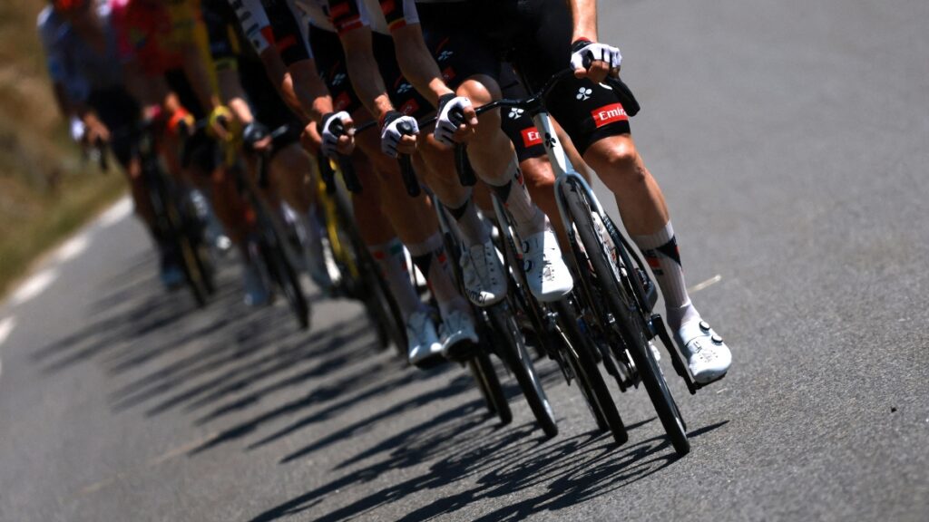 Bicicletas del UAE Team Emirates en el Tour de Francia