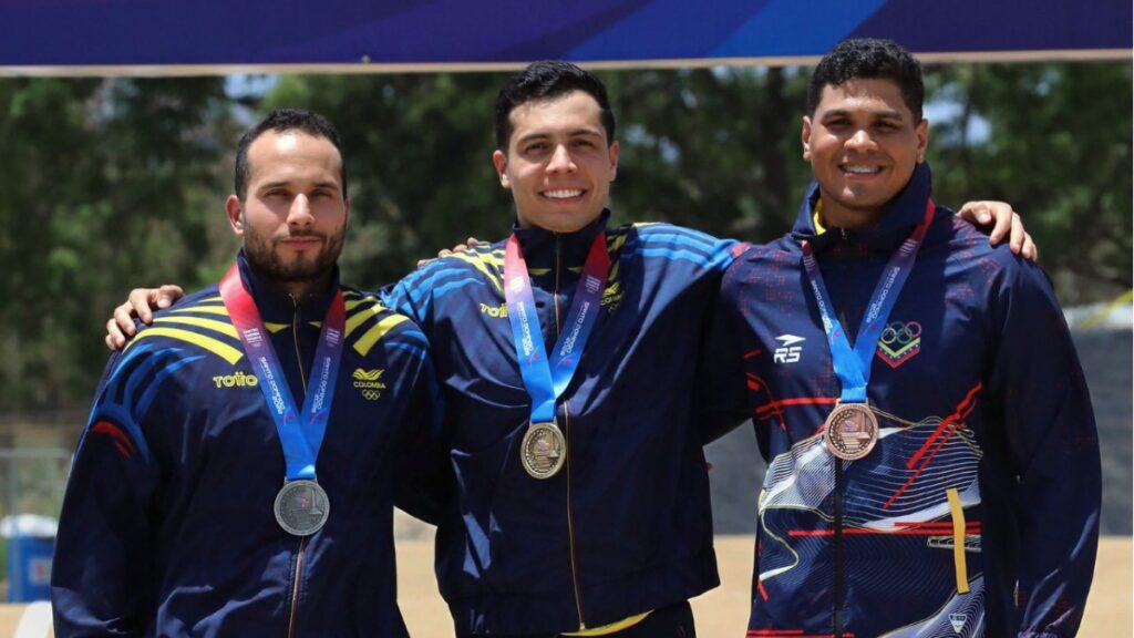 Medallistas colombianos en el BMX masculino